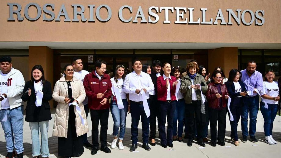 GALLARDO Y SHEINBAUM INAUGURAN UNIVERSIDAD ROSARIO CASTELLANOS A FAVOR DE ESTUDIANTES POTOSINOS