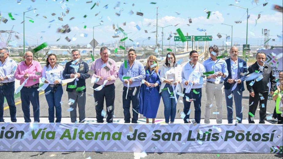 RICARDO GALLARDO LE CUMPLE A POTOSINOS AL ENTREGAR VÍA ALTERNA