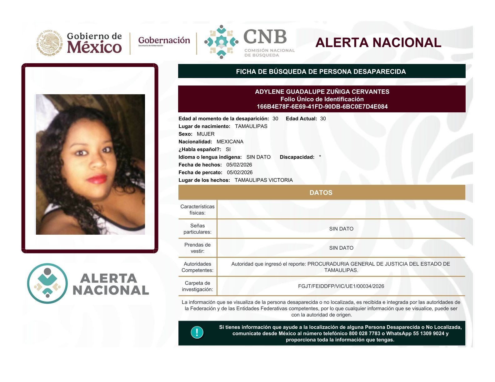 
    
        ADYLENE GUADALUPE ZUÑIGA CERVANTES
    
    