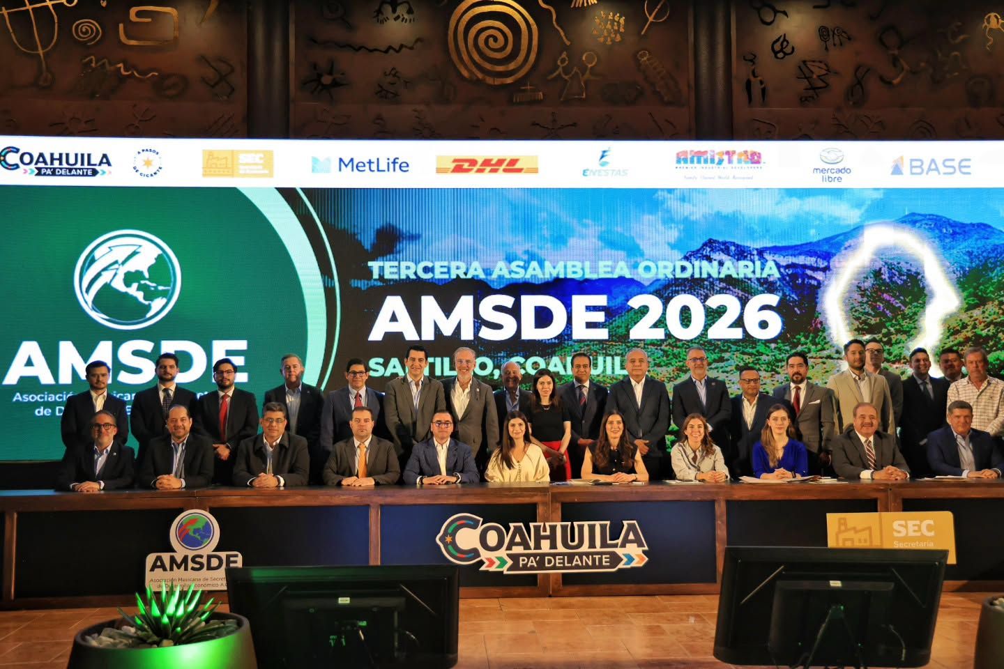 
    
        3a. Asamblea de la Asociación Mexicana de Secretarios de Desarrollo Económico (AMSDE)
    
    