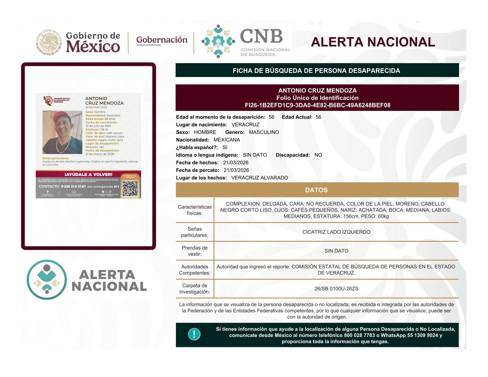 
    
        ANTONIO CRUZ MENDOZA
    
    