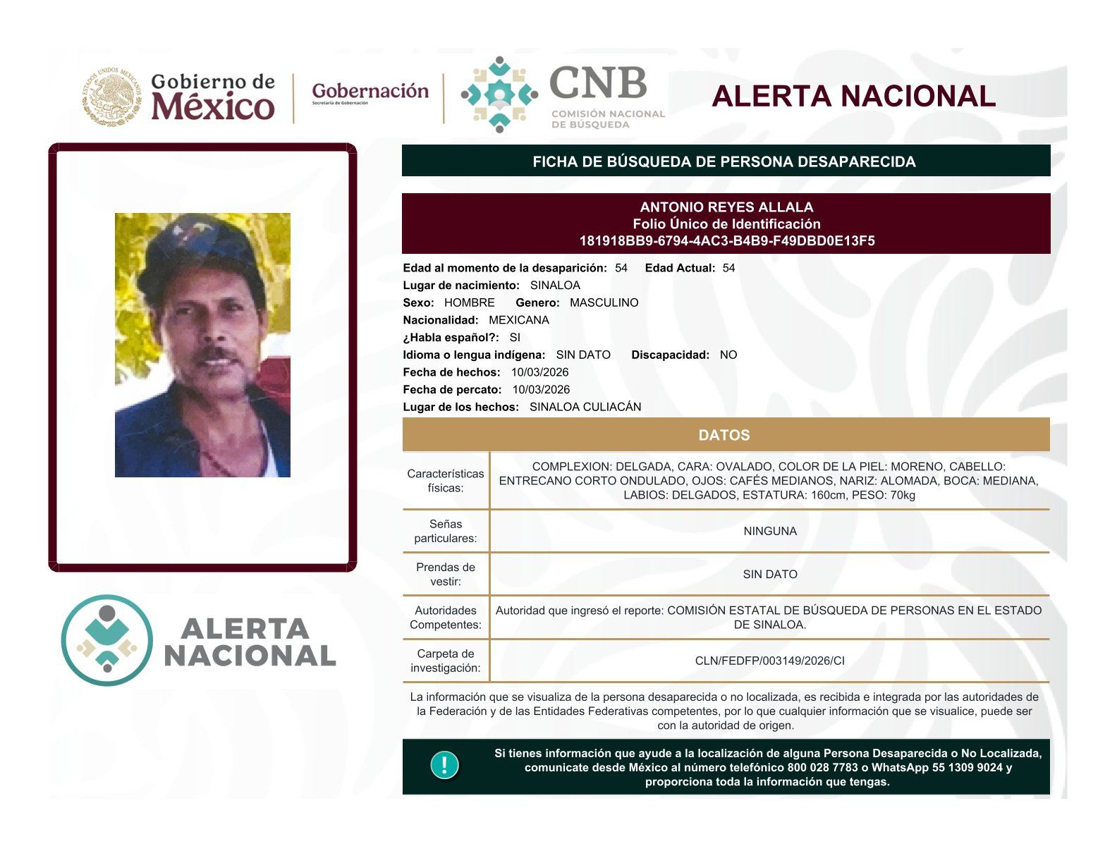
    
        ANTONIO REYES ALLALA
    
    