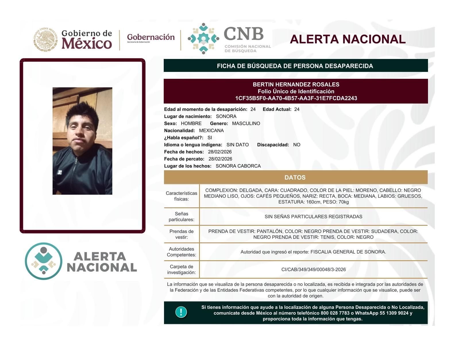 
    
        BERTIN HERNANDEZ ROSALES
    
    