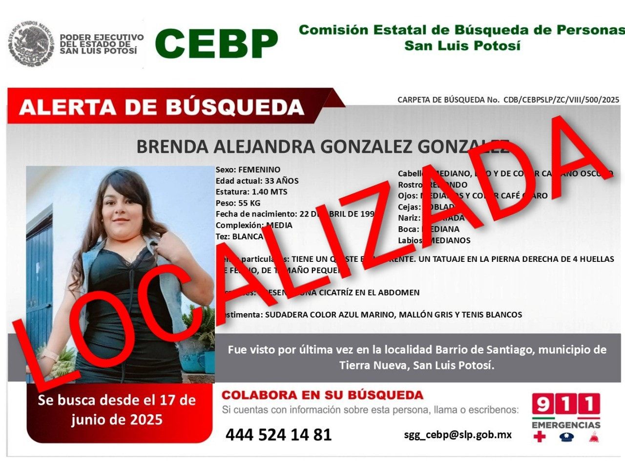 
    
        BRENDA ALEJANDRA GONZALEZ GONZALEZ
    
    