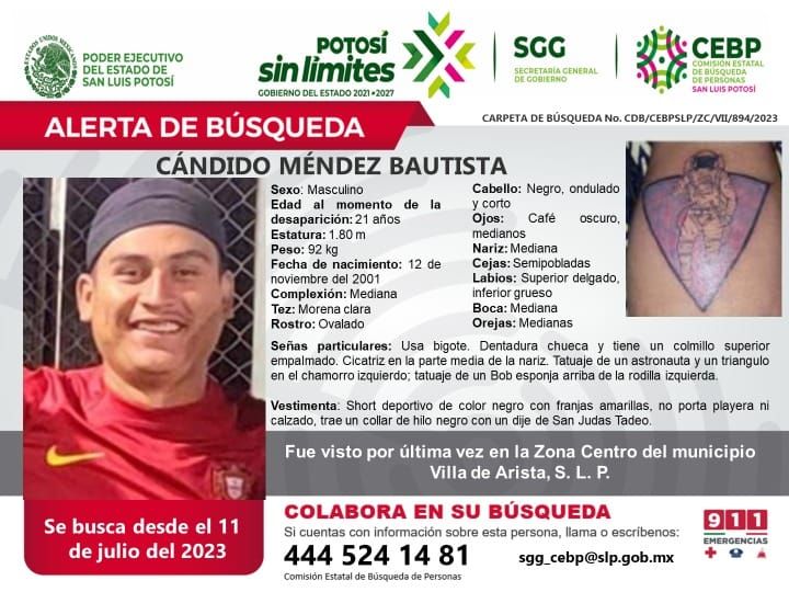 
    
        CANDIDO MENDEZ BAUTISTA
    
    