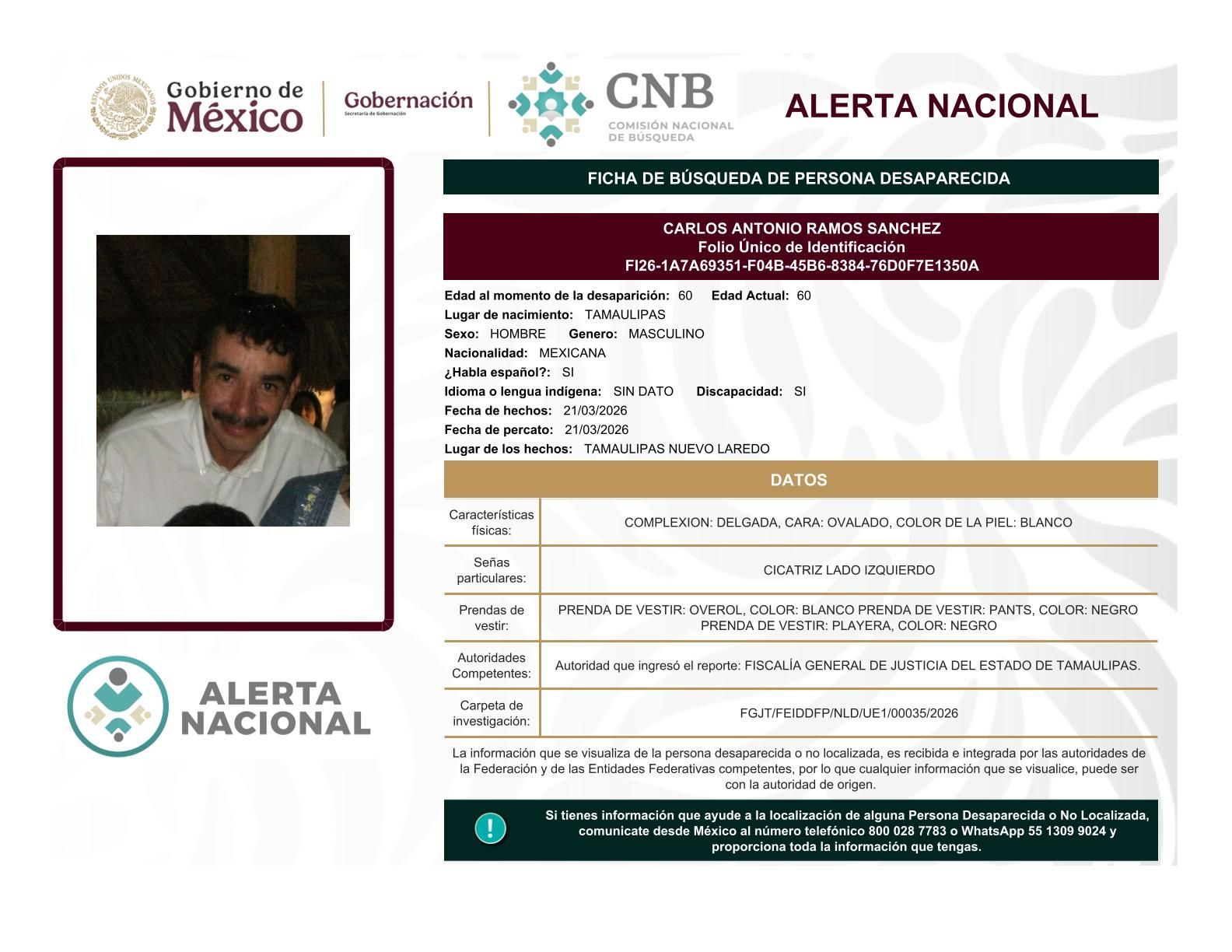 
    
        CARLOS ANTONIO RAMOS SANCHEZ
    
    