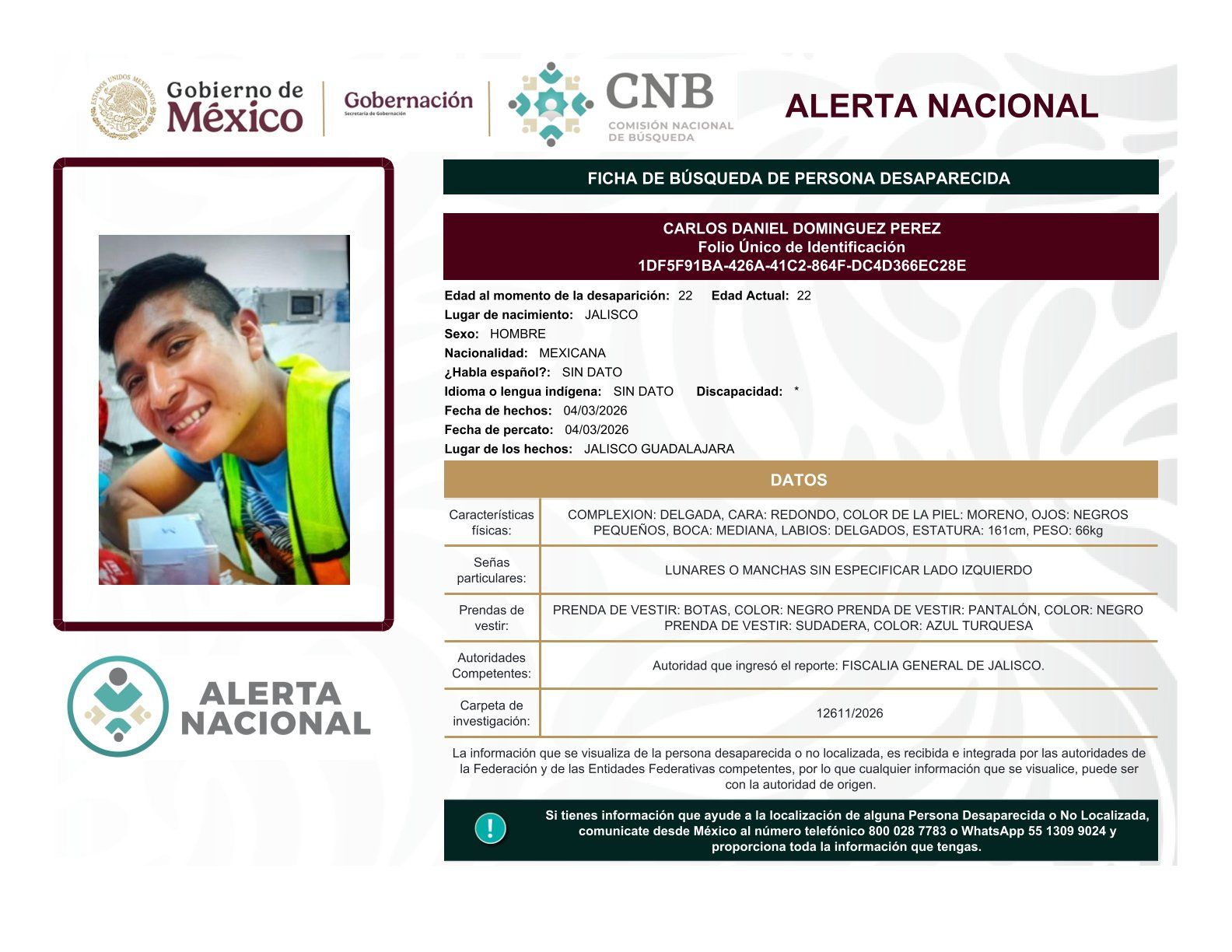 
    
        CARLOS DANIEL DOMINGUEZ PEREZ
    
    