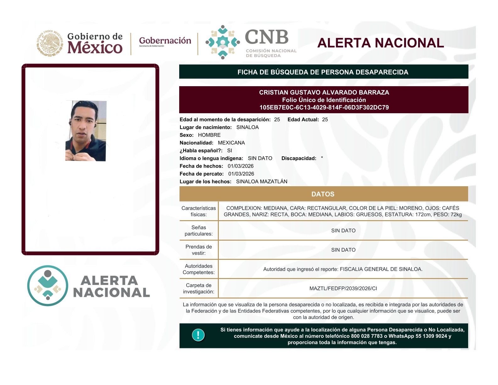 
    
        CRISTIAN GUSTAVO ALVARADO BARRAZA
    
    