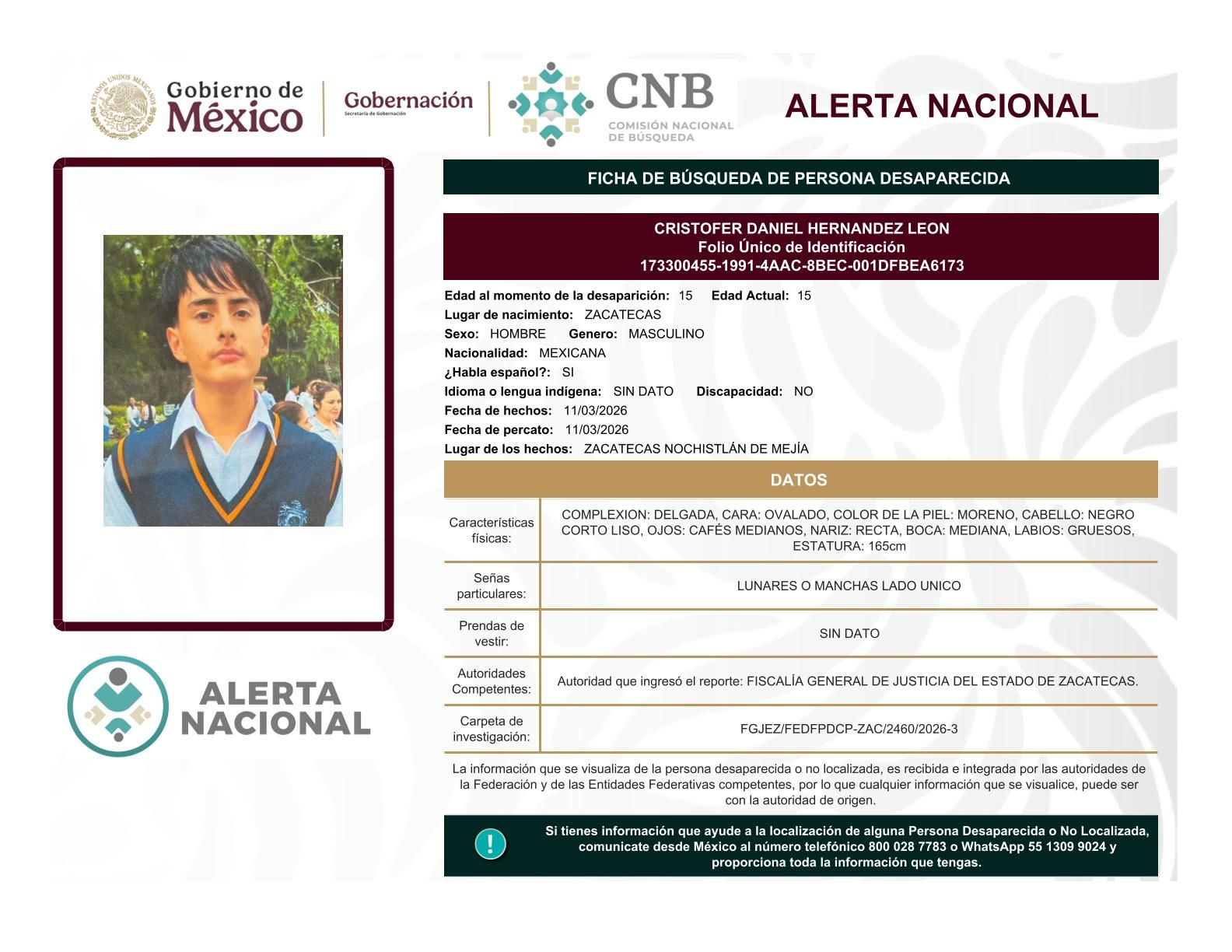 
    
        CRISTOFER DANIEL HERNANDEZ LEON
    
    