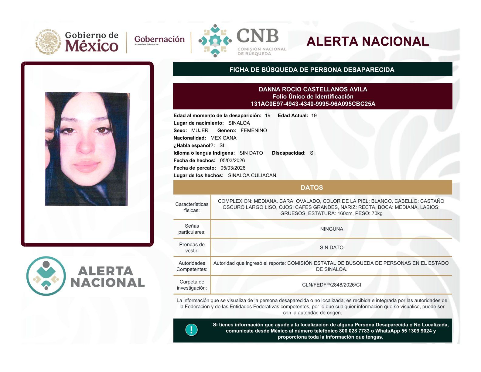 
    
        DANNA ROCIO CASTELLANOS AVILA
    
    