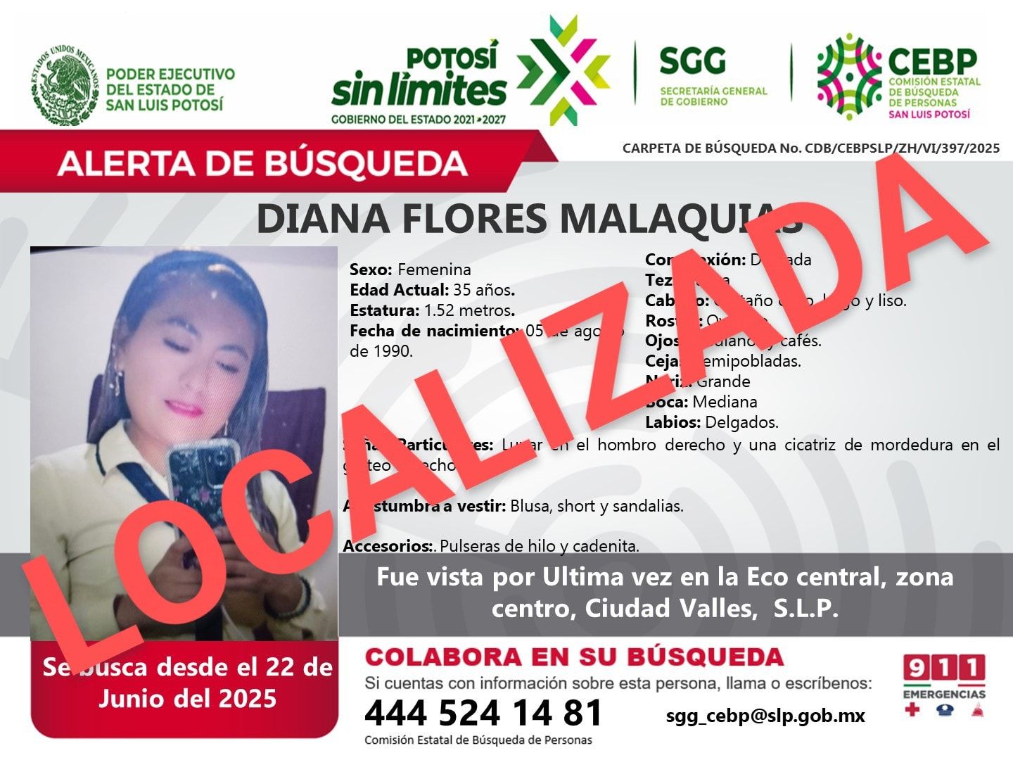 
    
        DIANA FLORES MALAQUIAS
    
    