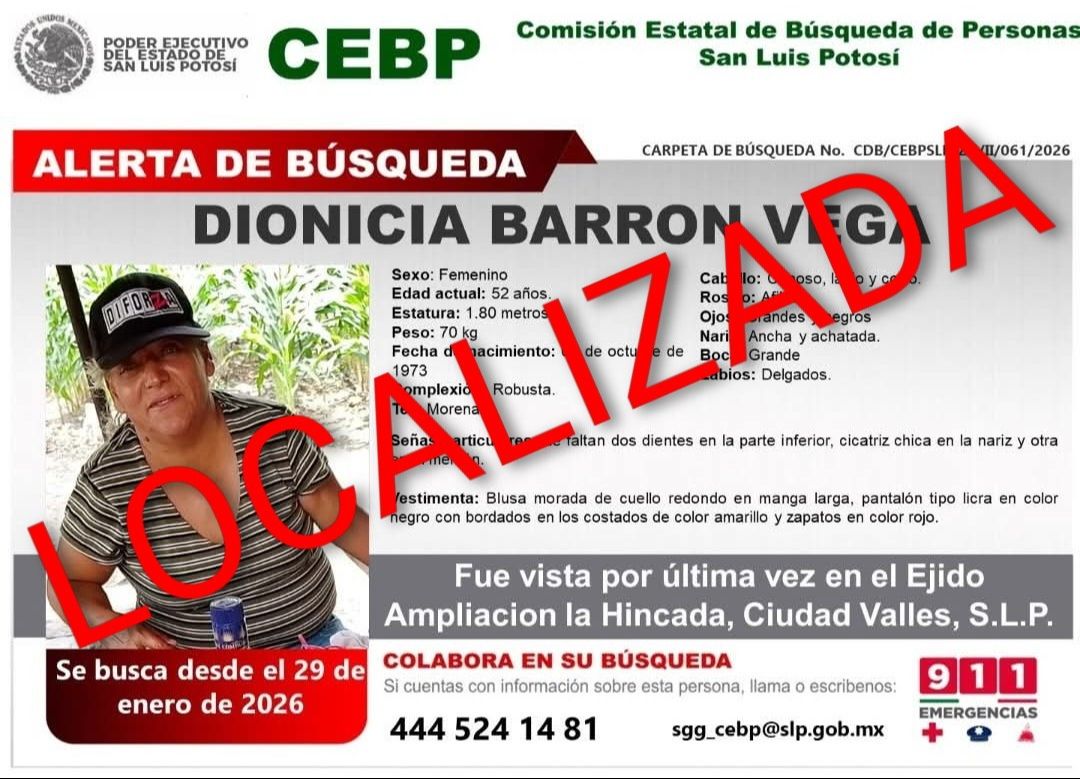 
    
        DIONICIA BARRON VEGA
    
    
