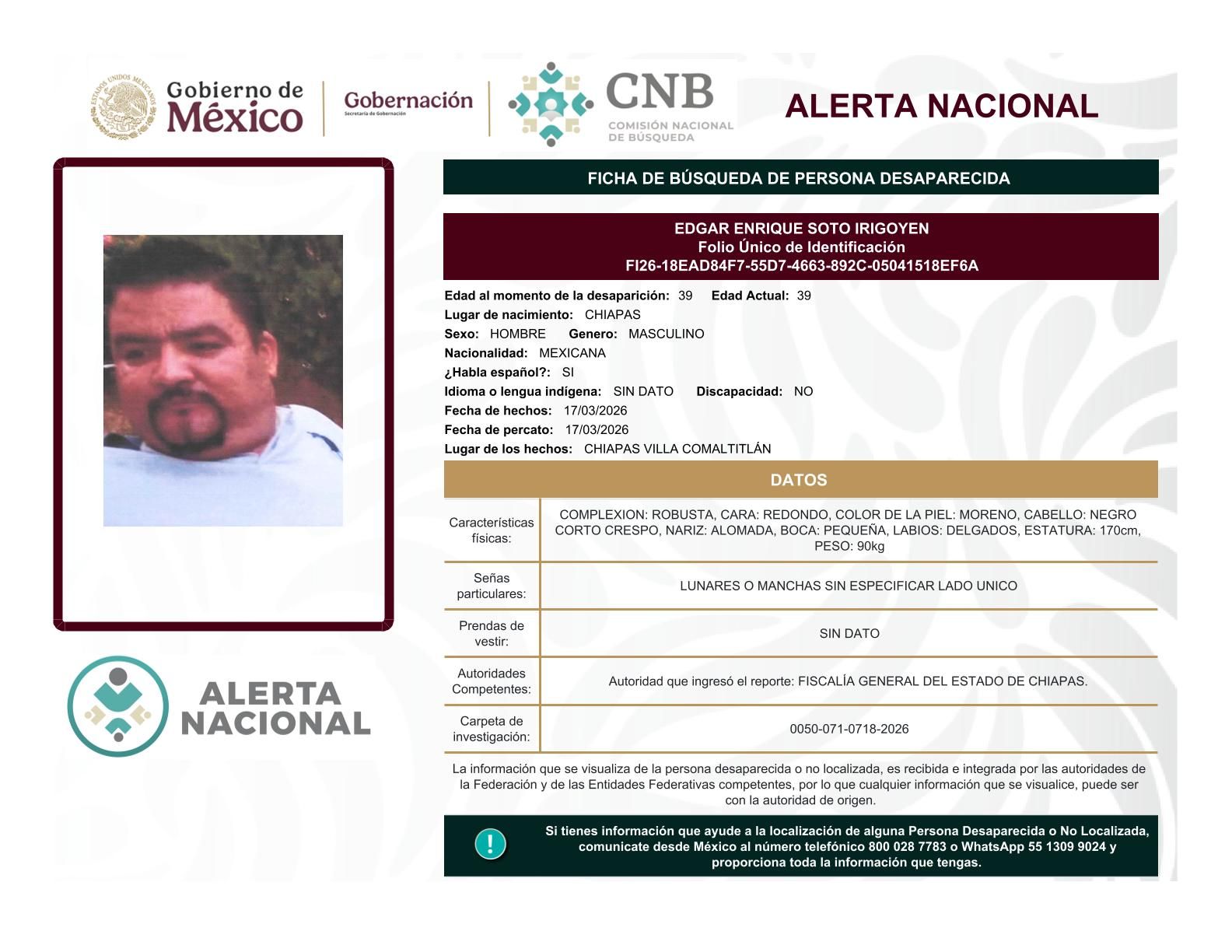 
    
        EDGAR ENRIQUE SOTO IRIGOYEN
    
    