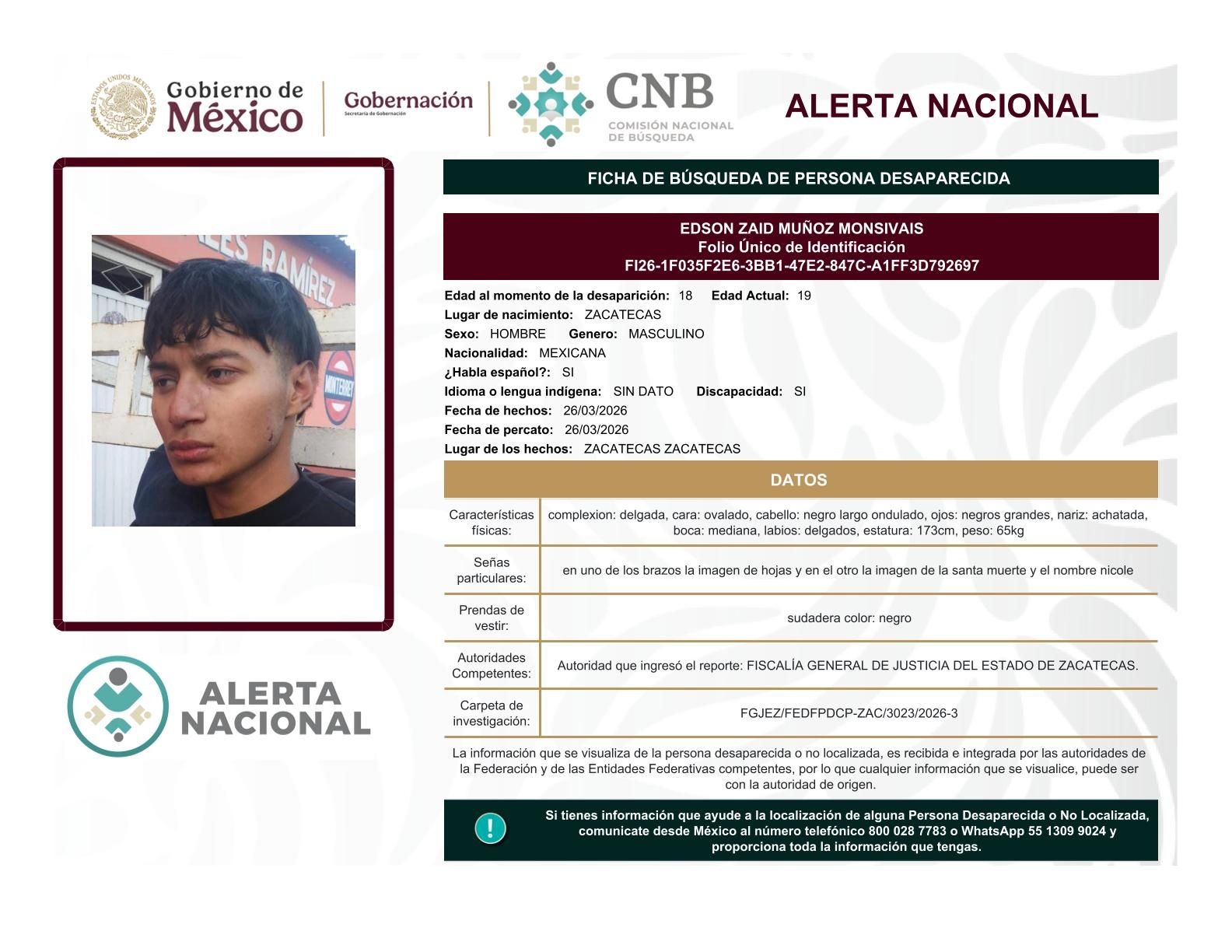
    
        EDSON ZAID MUÑOZ MONSIVAIS
    
    