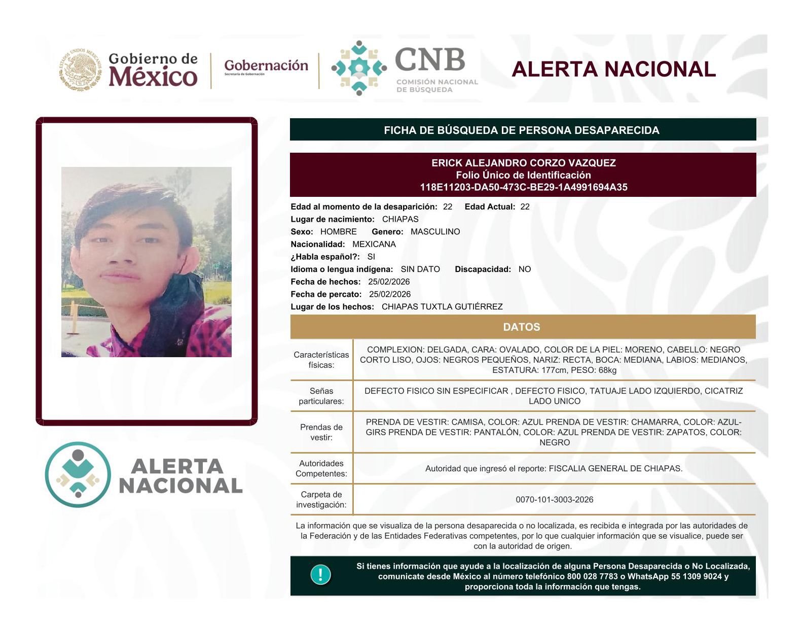 
    
        ERICK ALEJANDRO CORZO VAZQUEZ
    
    