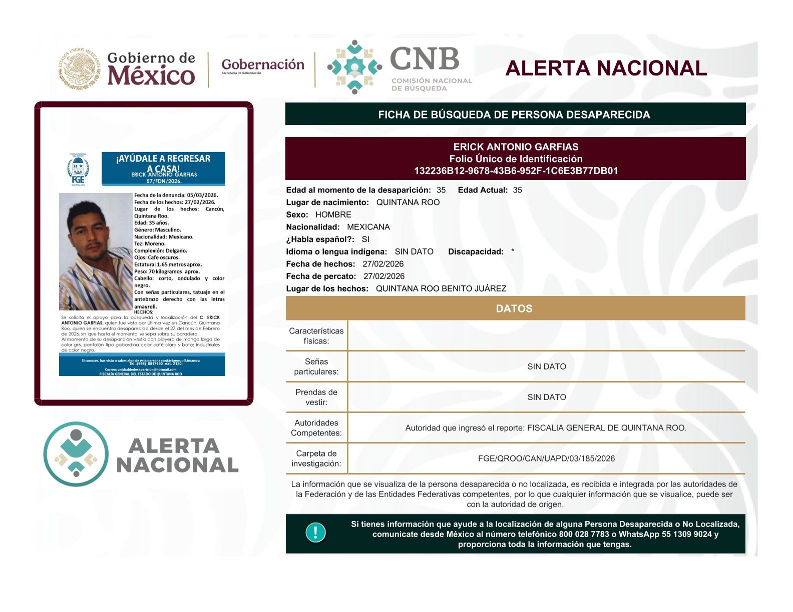 
    
        ERICK ANTONIO GARFIAS
    
    
