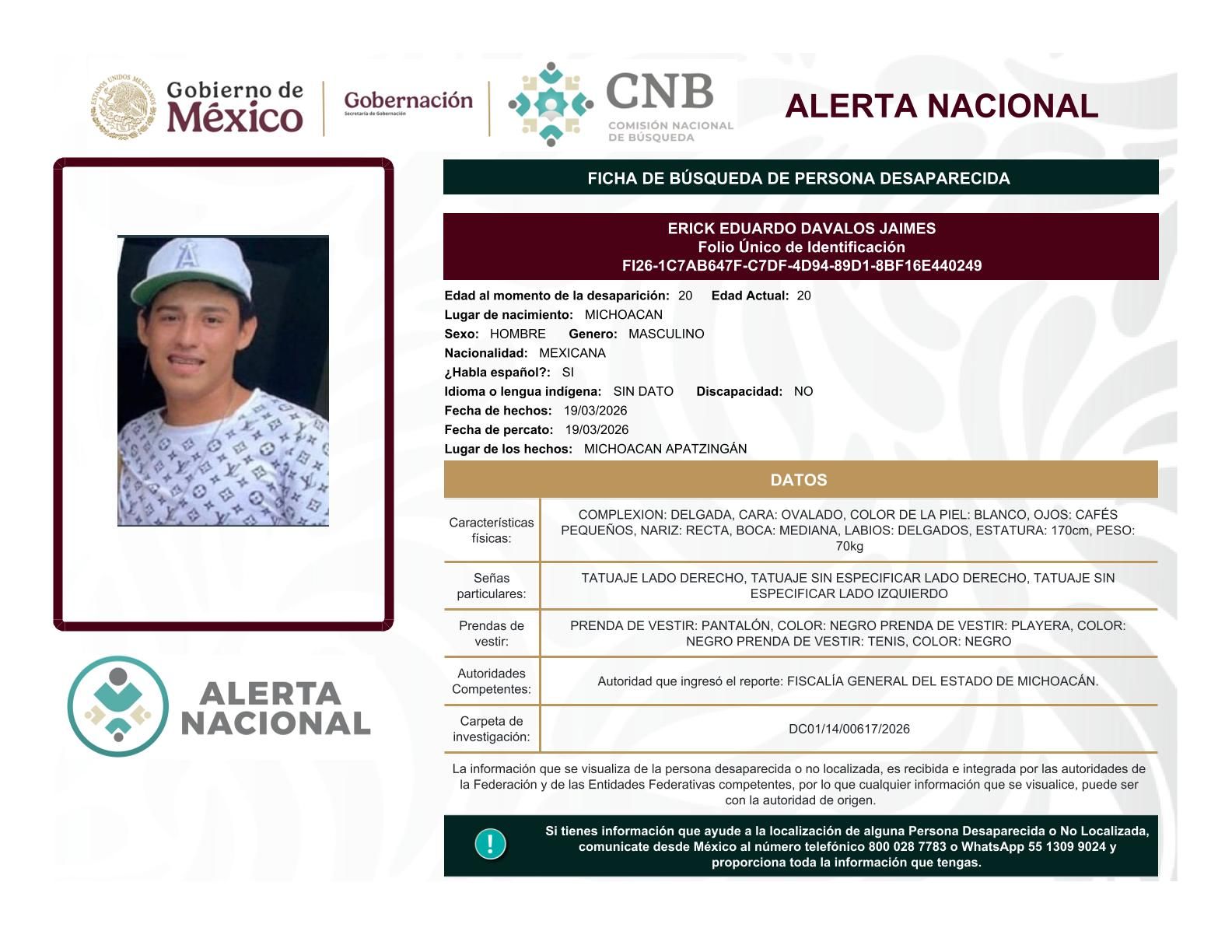 
    
        ERICK EDUARDO DAVALOS JAIMES
    
    
