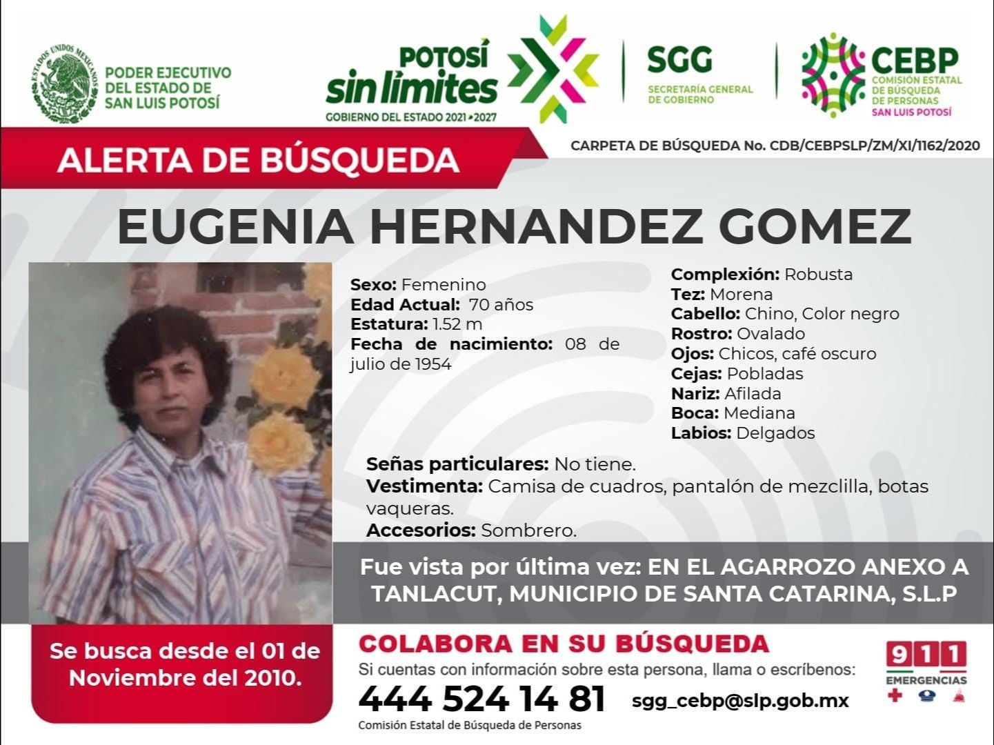 
    
        EUGENIA HERNANDEZ GOMEZ
    
    