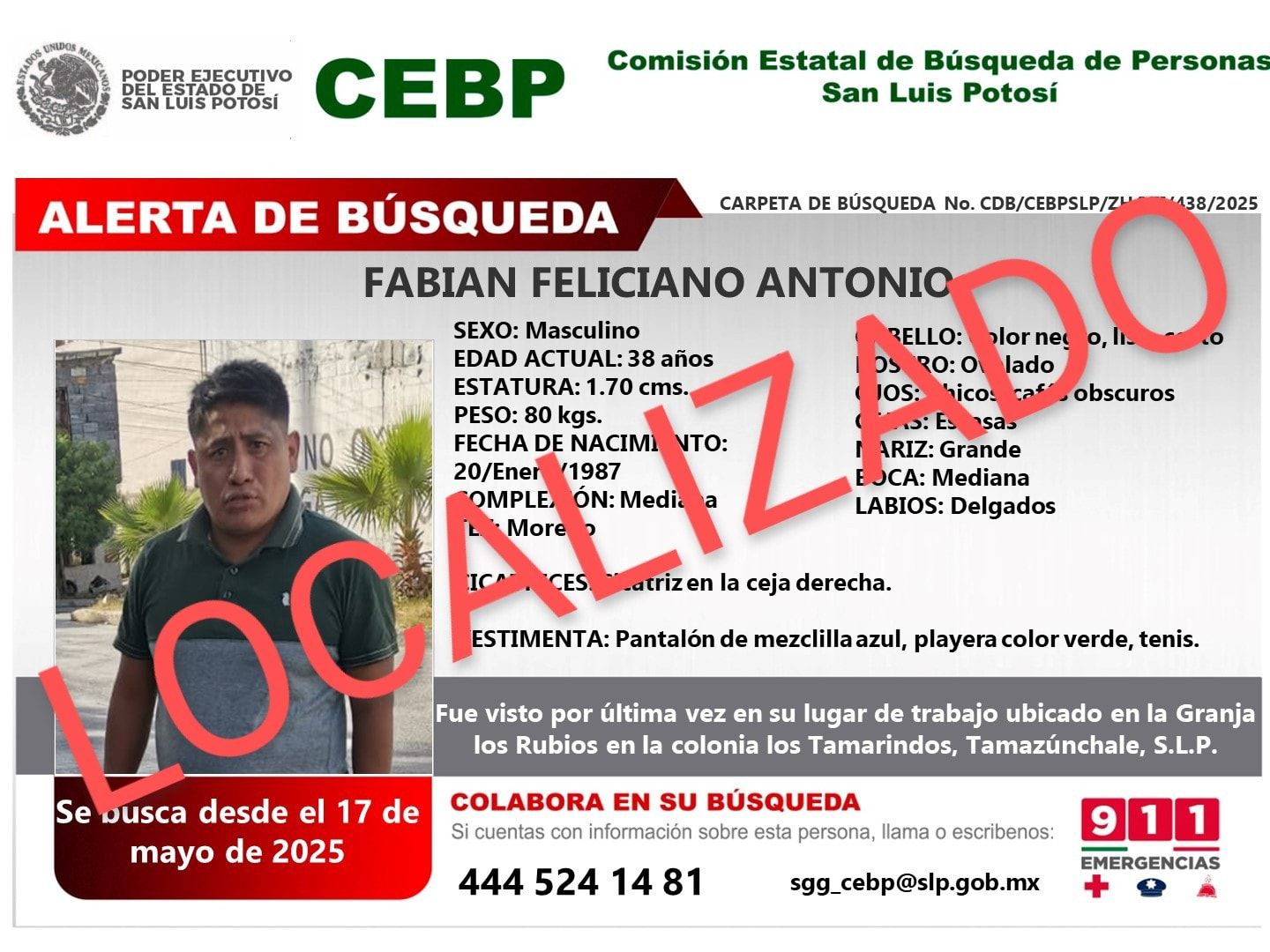 
    
        FABIAN FELICIANO ANTONIO
    
    