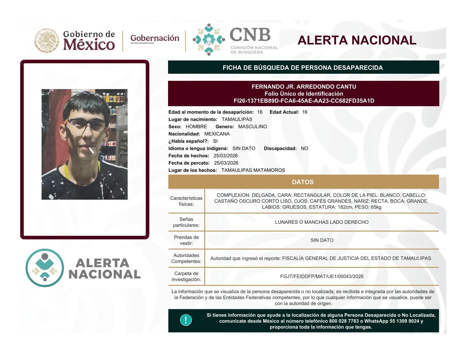 
    
        FERNANDO JR. ARREDONDO CANTU
    
    