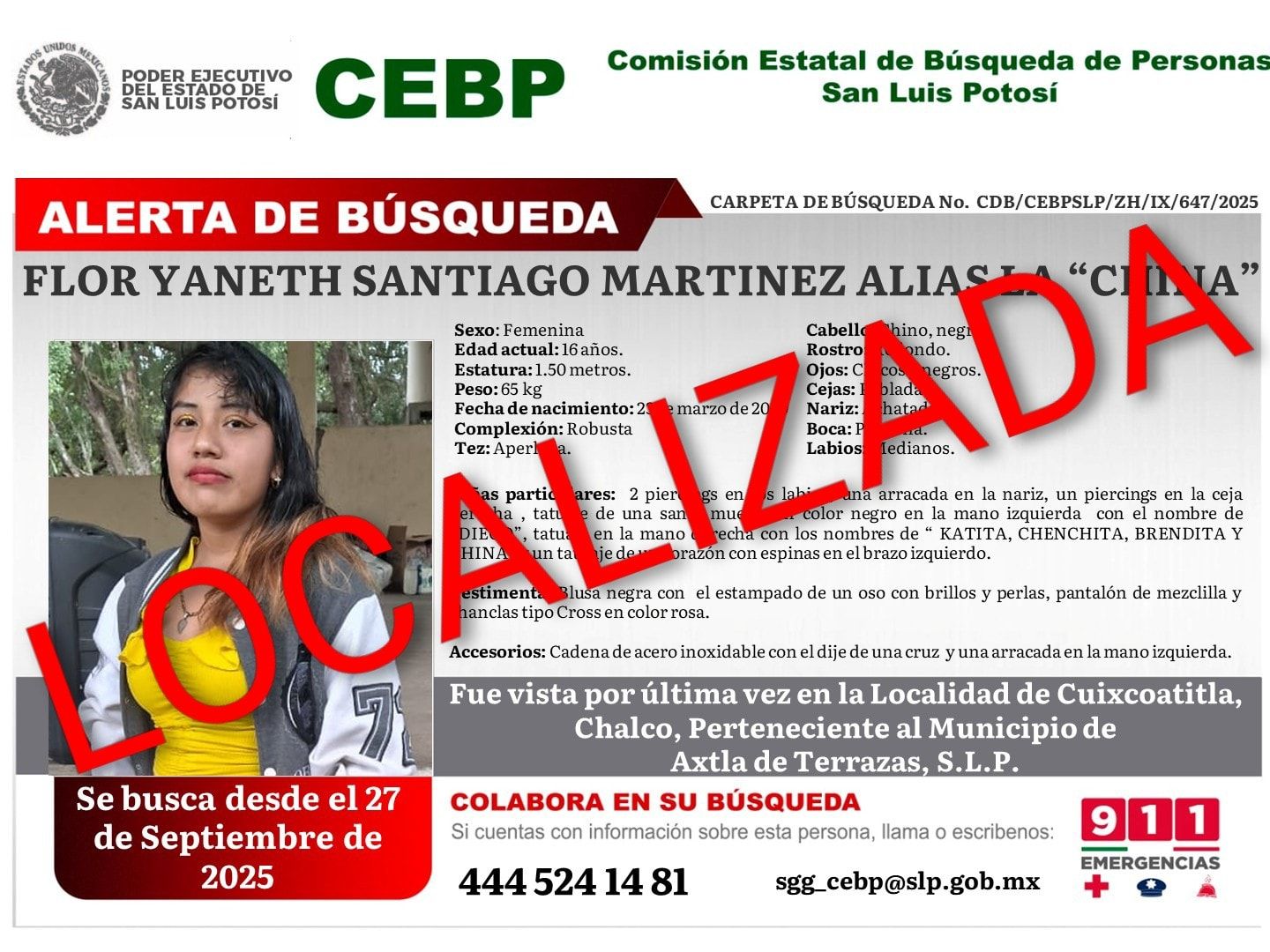 
    
        FLOR YANETH SANTIAGO MARTINEZ
    
    