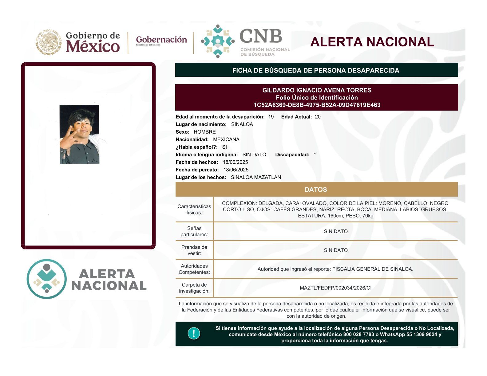 
    
        GILDARDO IGNACIO AVENA TORRES
    
    