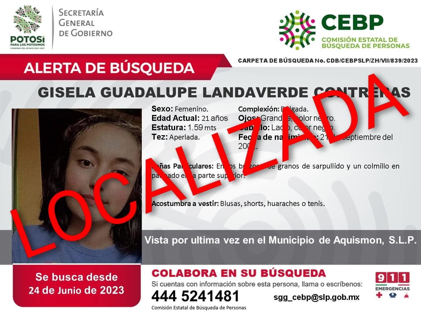 
    
        GISELA GUADALUPE LANDAVERDE CONTRERAS
    
    