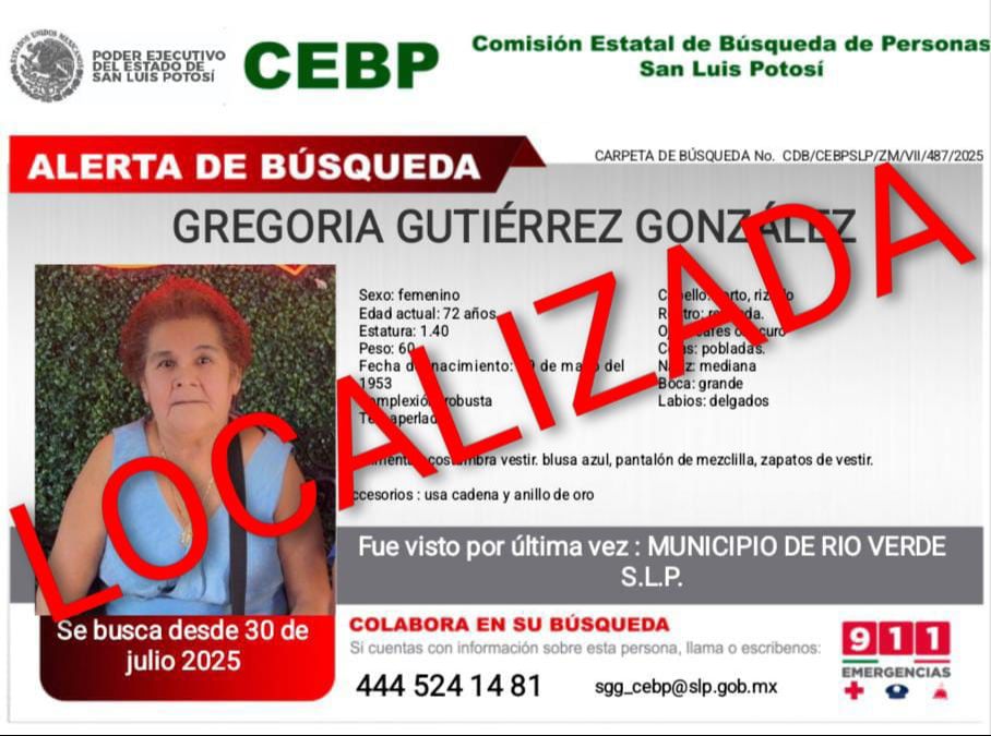 
    
        GREGORIA GUTIERREZ GONZALEZ
    
    