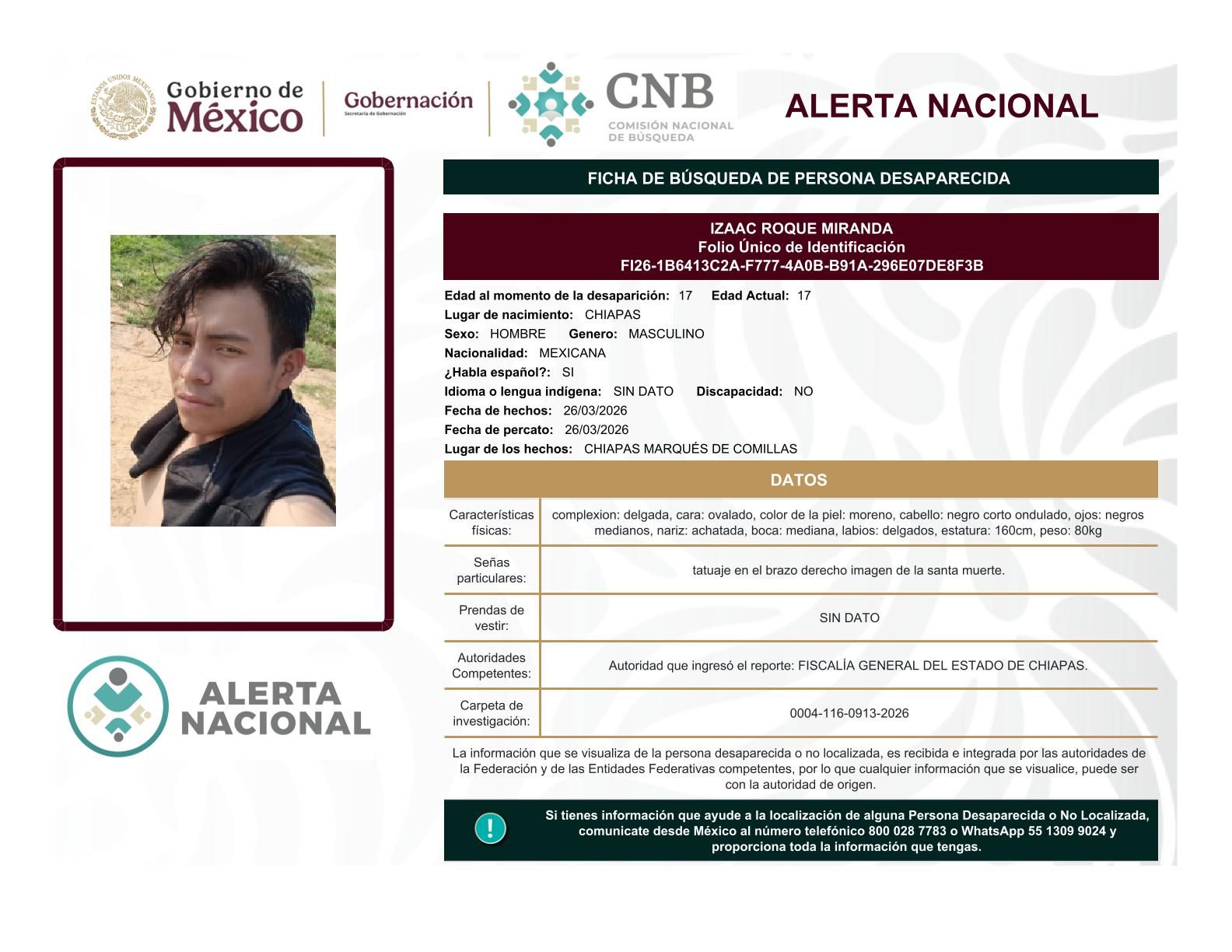 
    
        IZAAC ROQUE MIRANDA
    
    