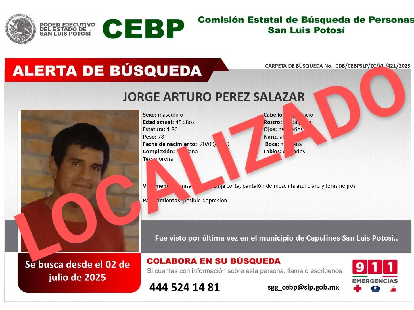 
    
        JORGE ARTURO PEREZ SALAZAR
    
    