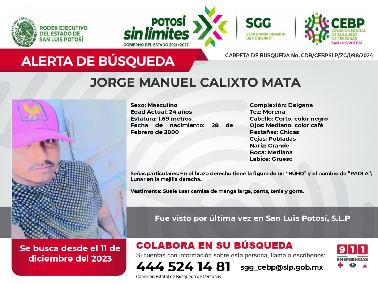 
    
        JORGE MANUEL CALIXTO MATA
    
    