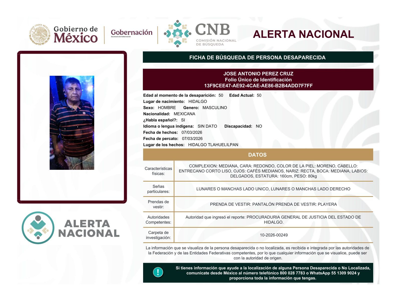 
    
        JOSE ANTONIO PEREZ CRUZ
    
    