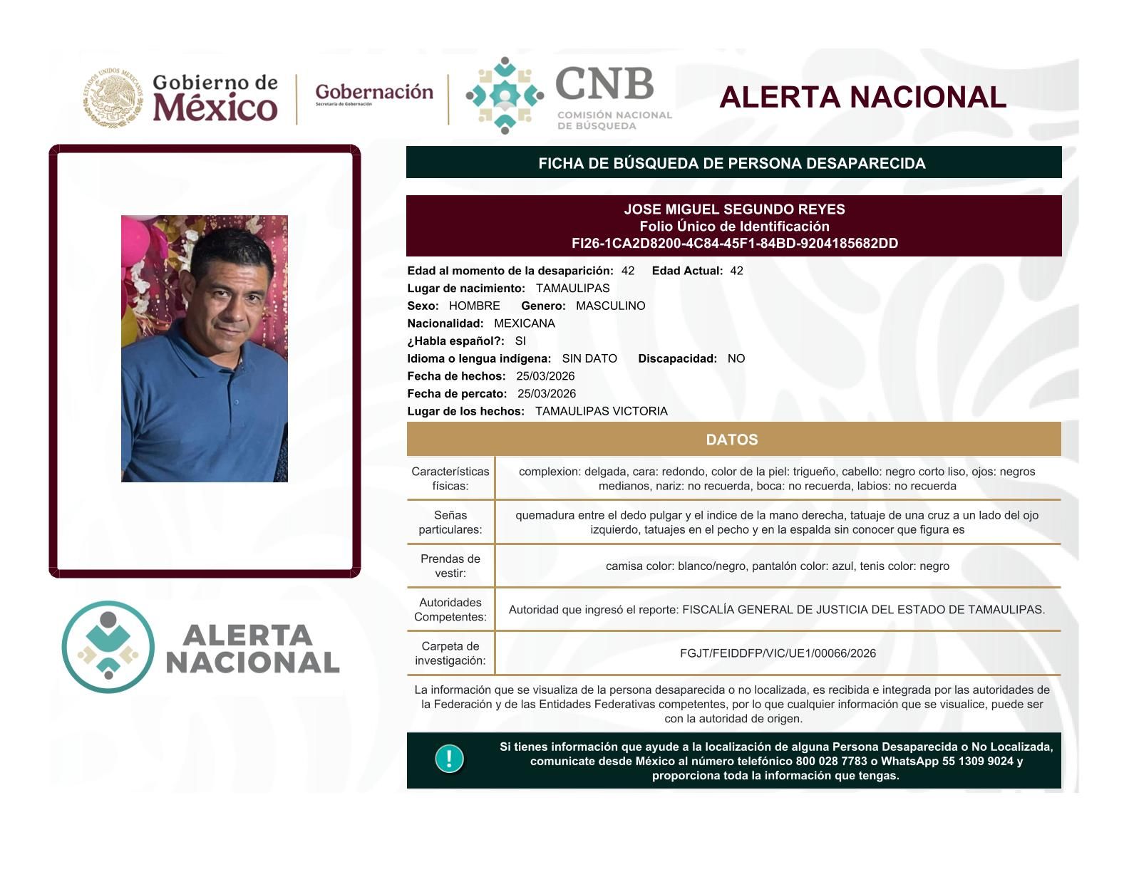 
    
        JOSE MIGUEL SEGUNDO REYES
    
    