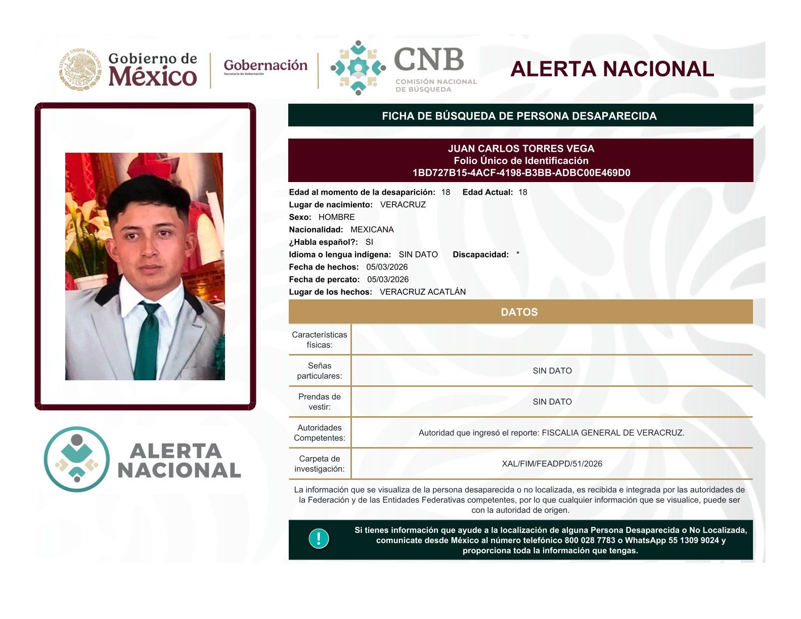 
    
        JUAN CARLOS TORRES VEGA
    
    