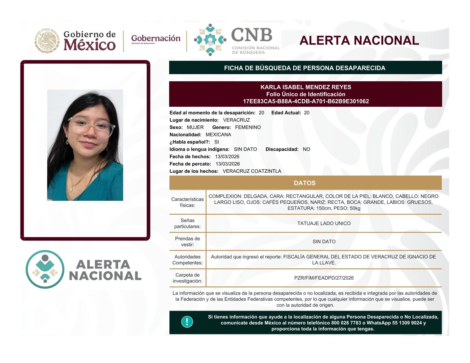 
    
        KARLA ISABEL MENDEZ REYES
    
    