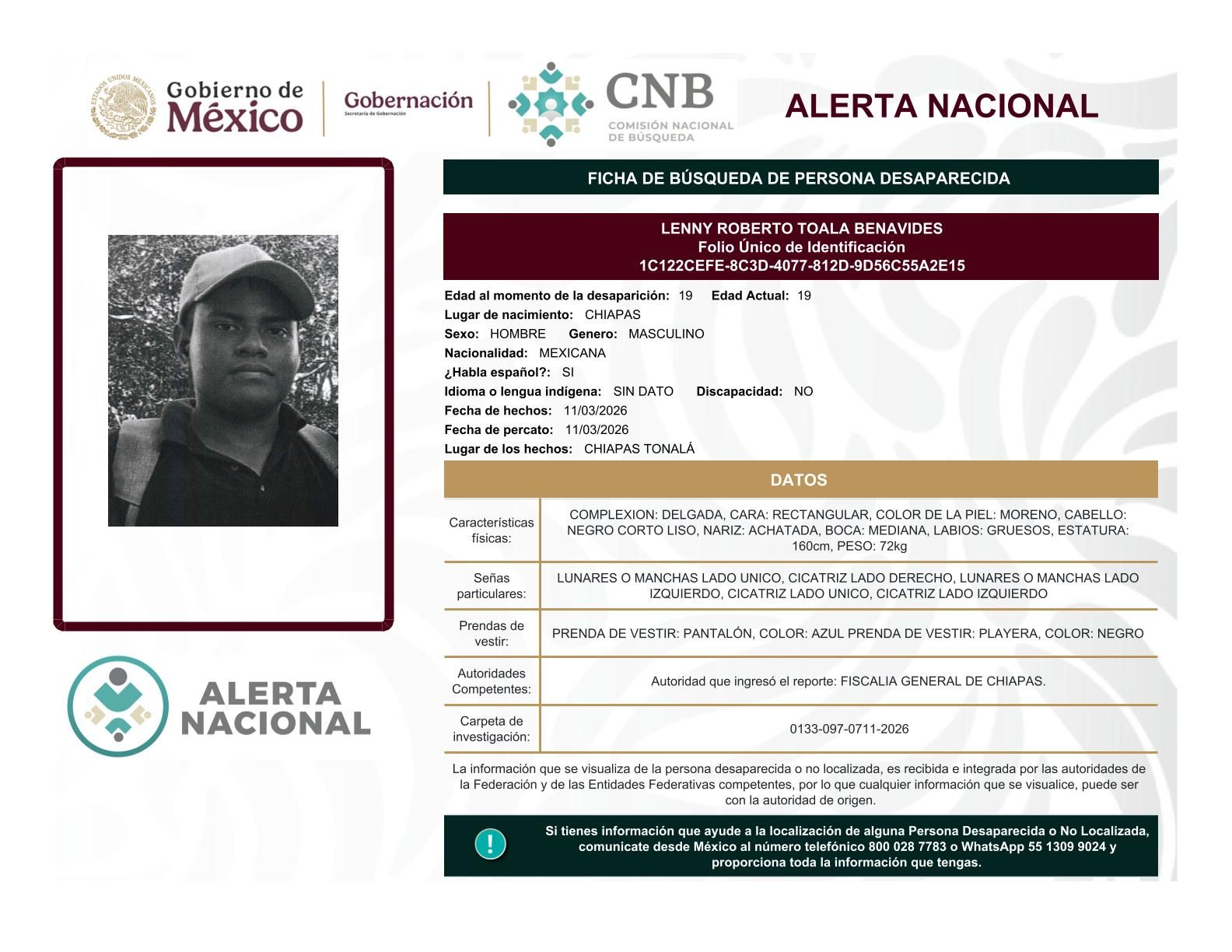 
    
        LENNY ROBERTO TOALA BENAVIDES
    
    