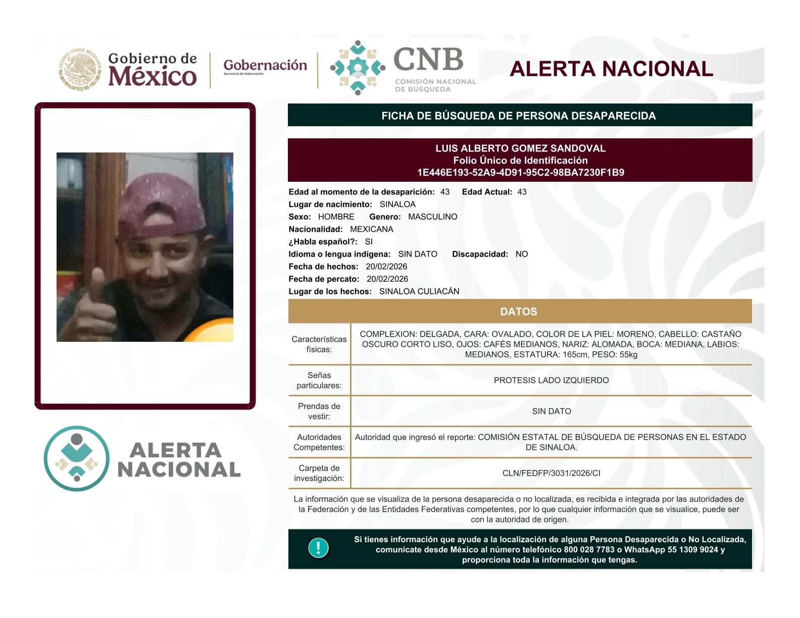 
    
        LUIS ALBERTO GOMEZ SANDOVAL
    
    