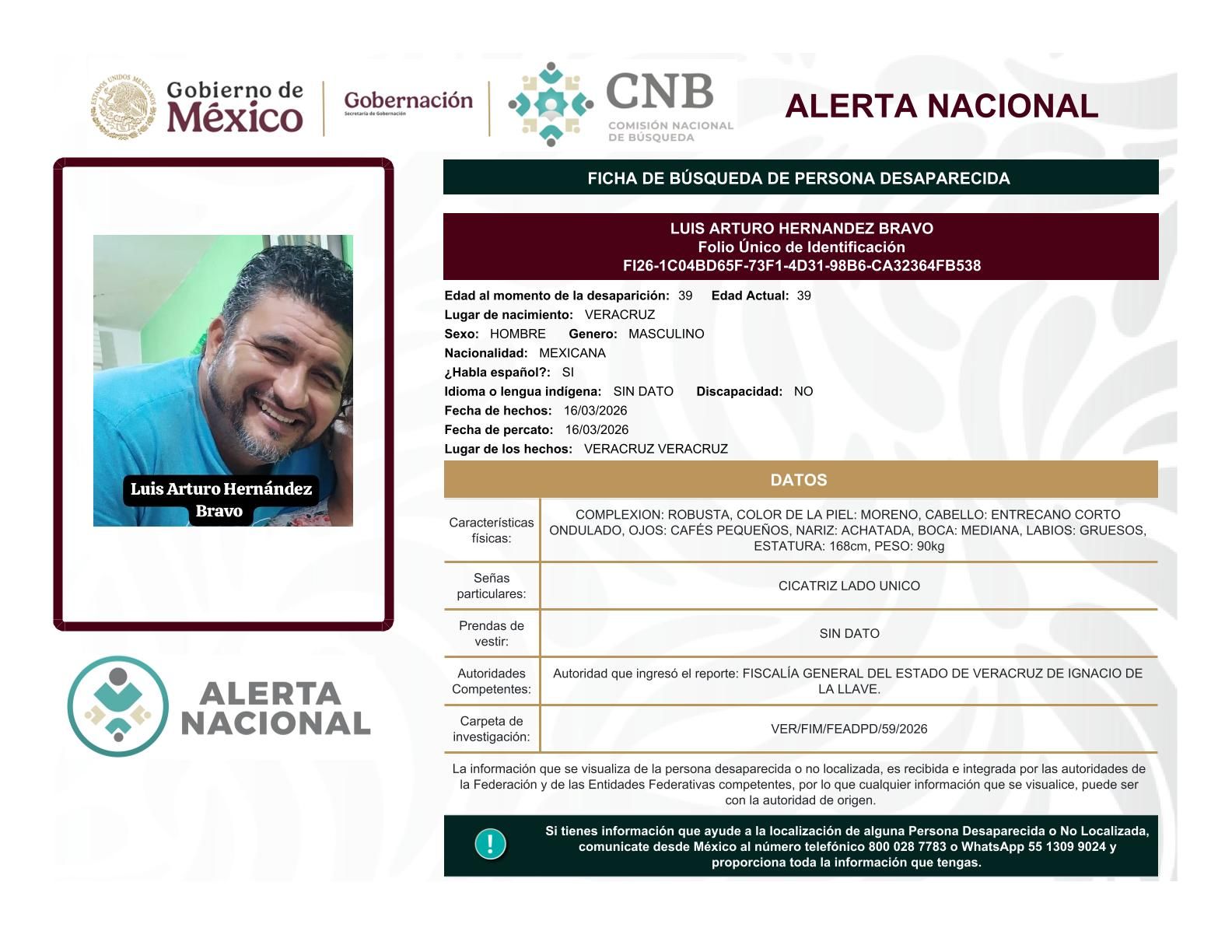 
    
        LUIS ARTURO HERNANDEZ BRAVO
    
    