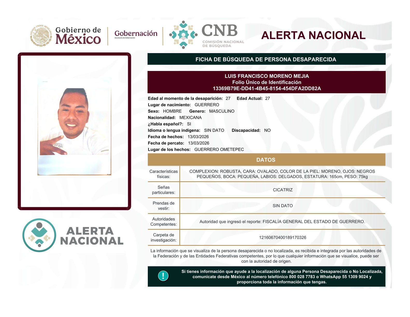 
    
        LUIS FRANCISCO MORENO MEJIA
    
    