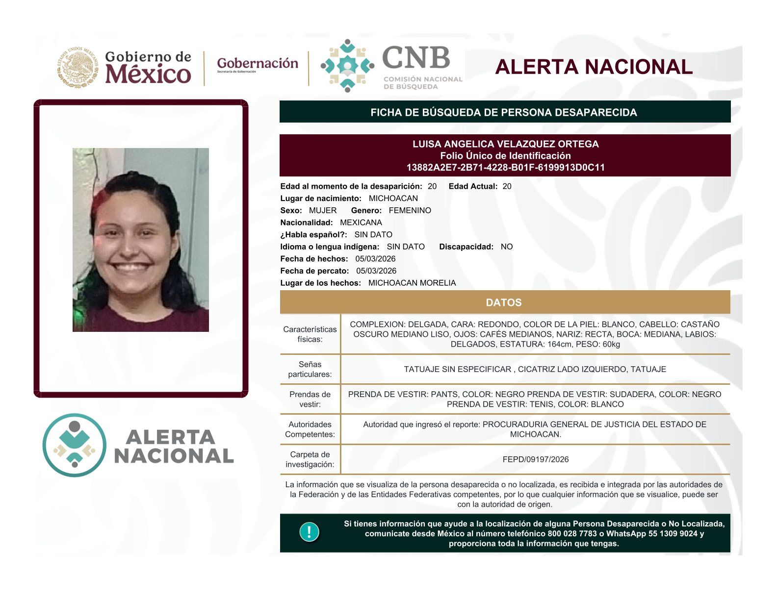 
    
        LUISA ANGELICA VELAZQUEZ ORTEGA
    
    