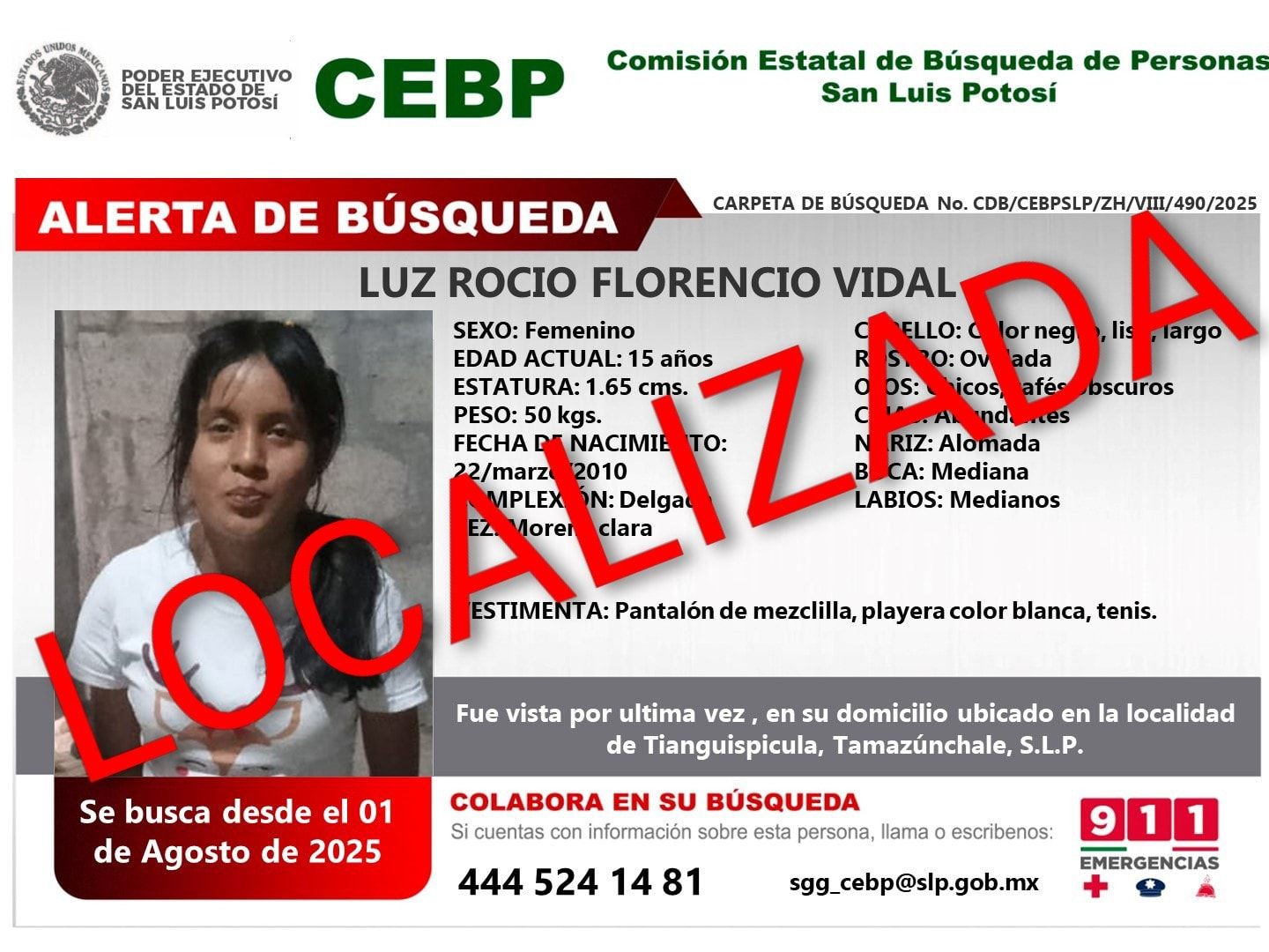 
    
        LUZ ROCIO FLORENCIO VIDAL
    
    