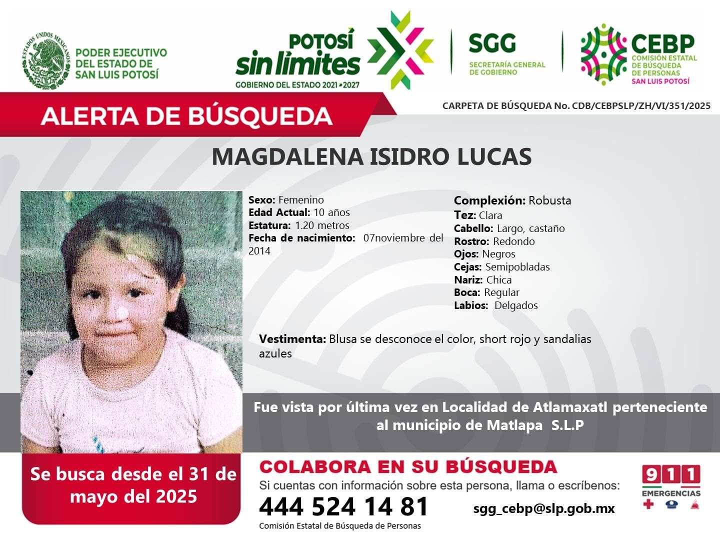 
    
        MAGDALENA ISIDRO LUCAS
    
    
