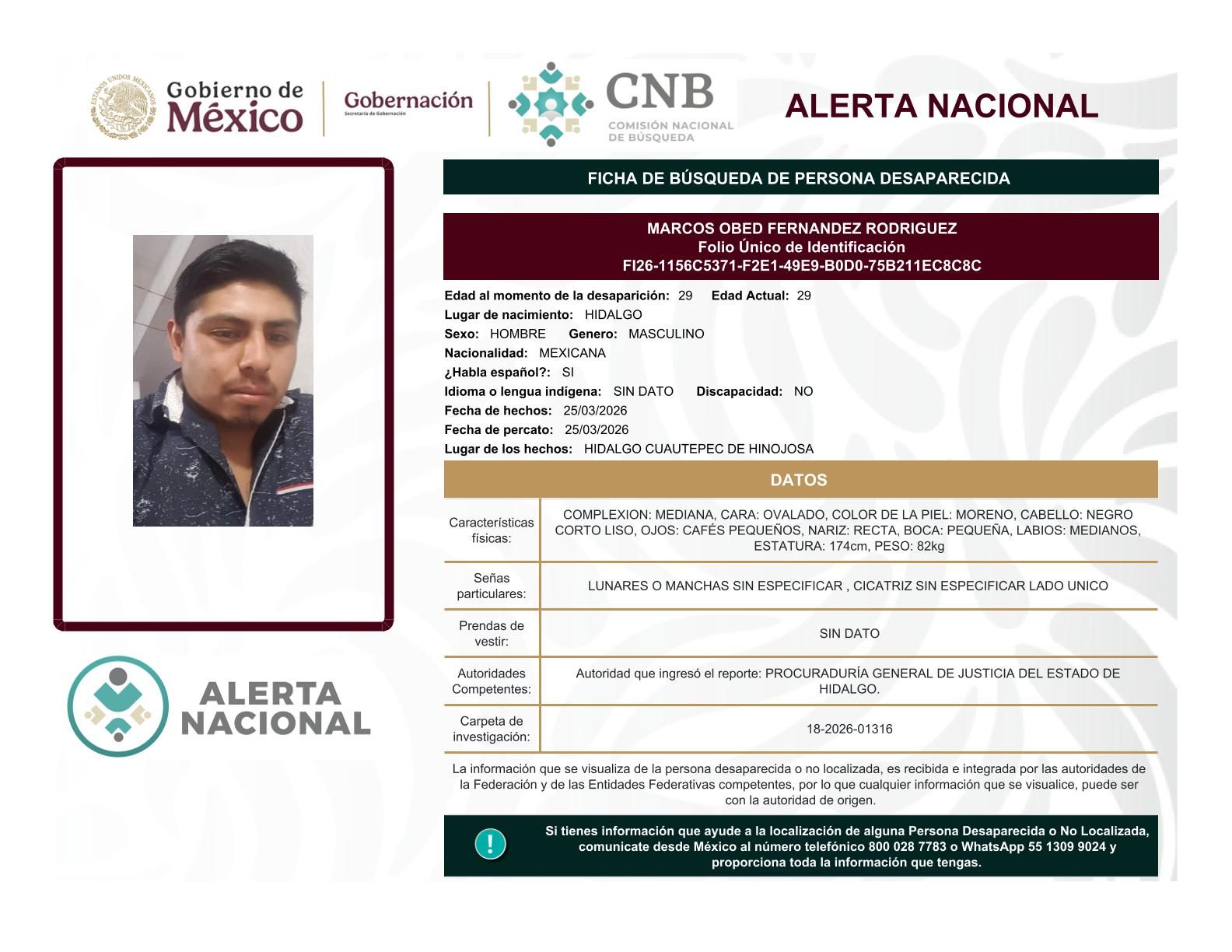
    
        MARCOS OBED FERNANDEZ RODRIGUEZ
    
    