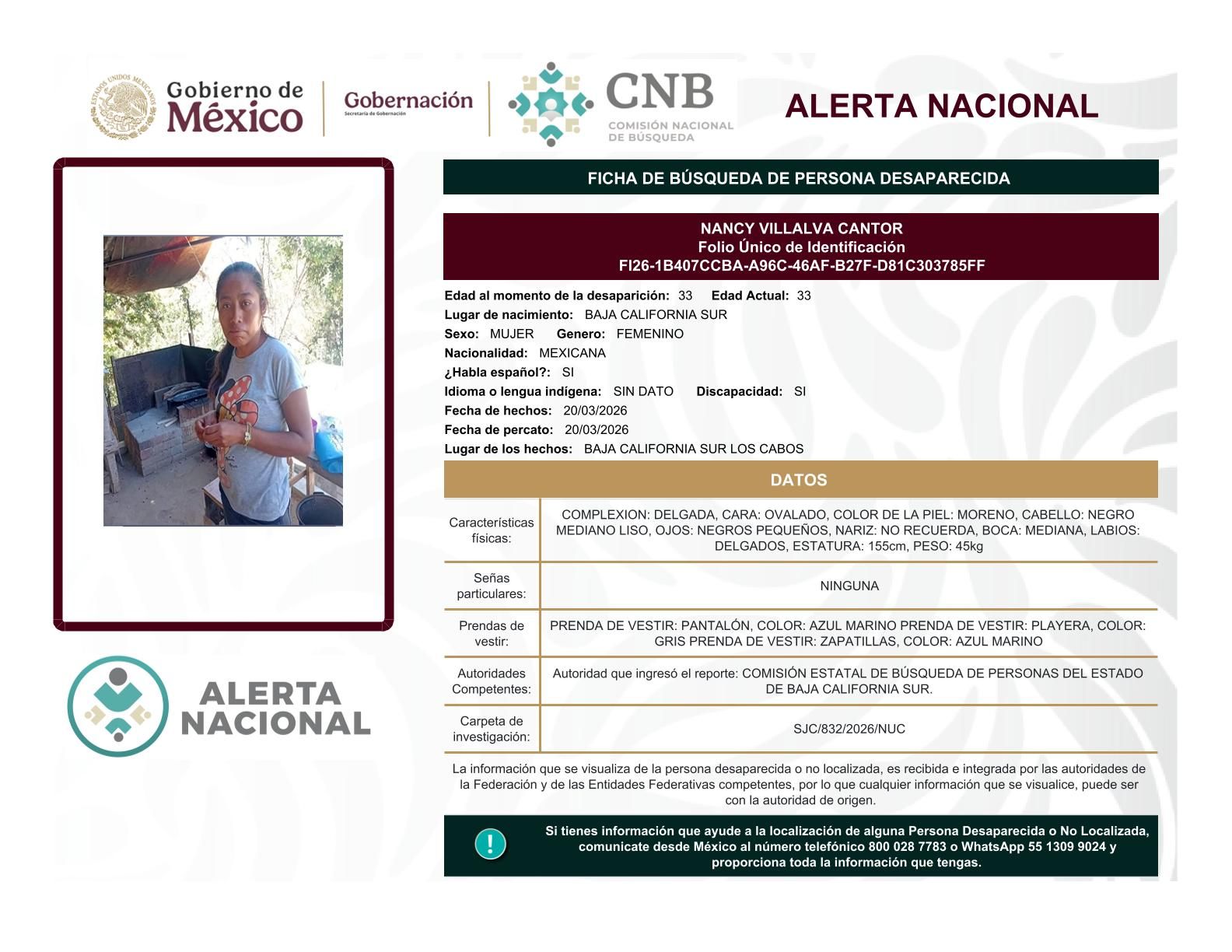 
    
        NANCY VILLALVA CANTOR
    
    