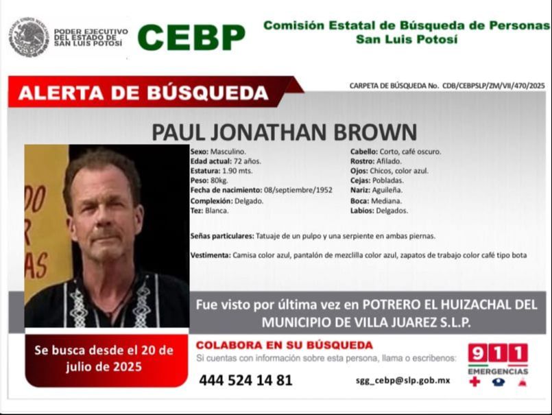 
    
        PAUL JONATHAN BROWN
    
    