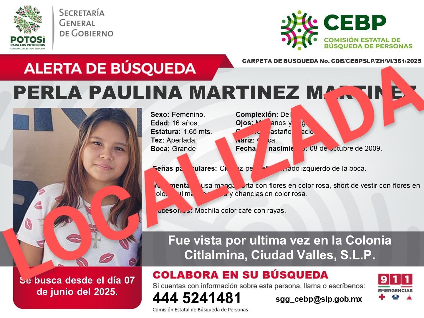 
    
        PERLA PAULINA MARTINEZ MARTINEZ
    
    