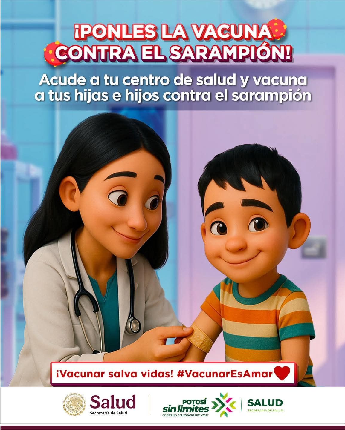 
    
        Ponles la vacuna contra el sarampión
    
    