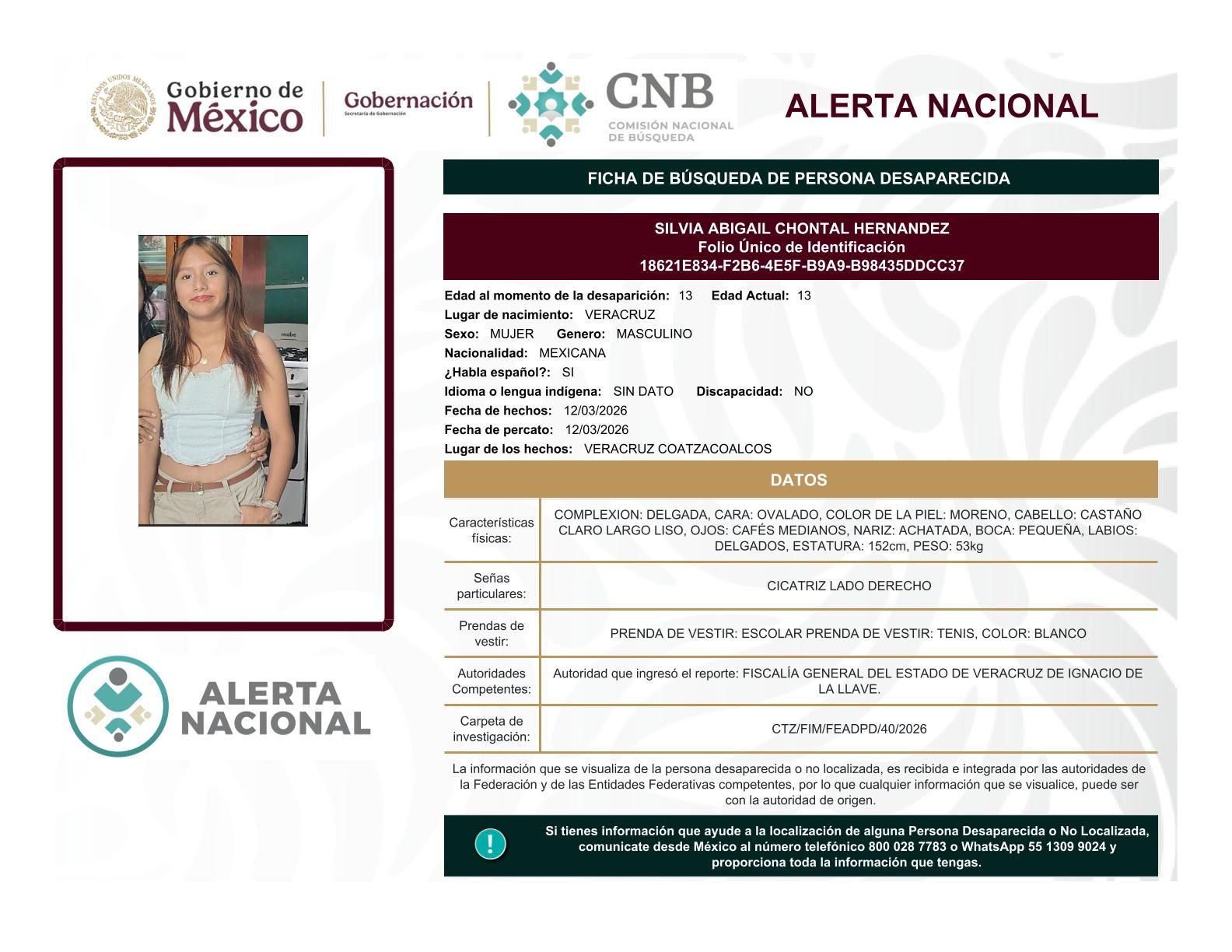 
    
        SILVIA ABIGAIL CHONTAL HERNANDEZ
    
    