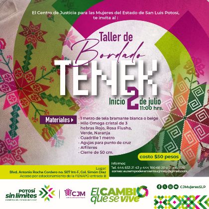 Taller Bordado Tének 2 🧵