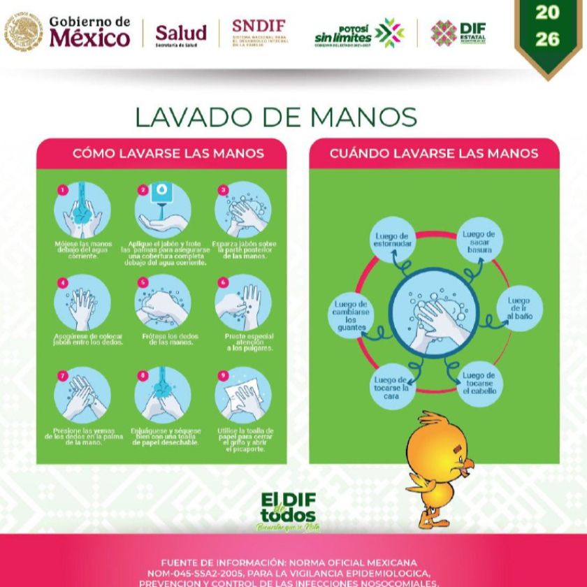 Infografía de Lavado de Manos